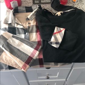 Burberry long sleeve shirts